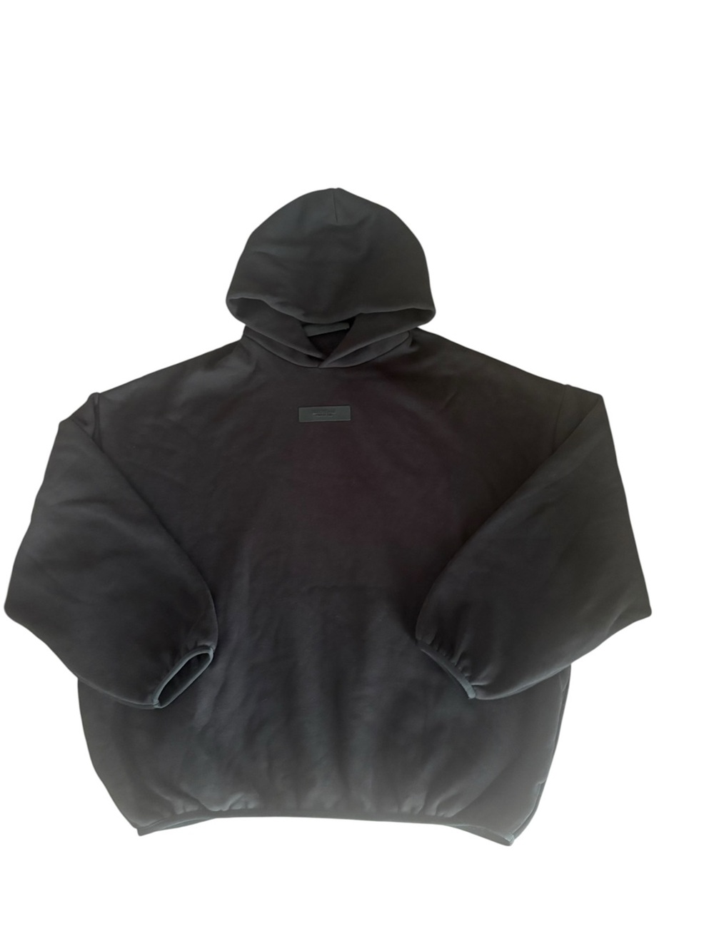 Fear Of God Essentials Hoodie Black Pullover Sweatshirt Mens Size Medium